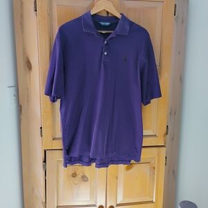 Polo by Ralph Lauren Deep Purple Men's Polo Shirt Sz L